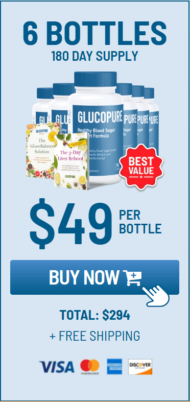 Glucopure 6 $49/bottle